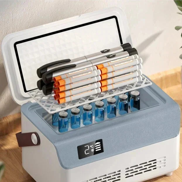 Portable Insulin Cooler Box – 220V, USB Rechargeable, Battery Powered UPDATED MODEL